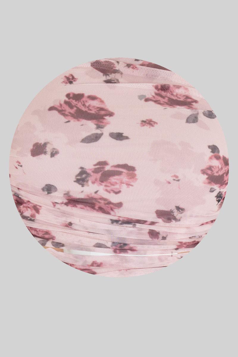 Blusa asimétrica floral