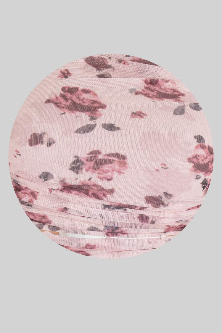 Blusa asimétrica floral