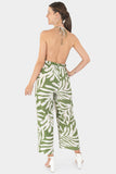 Jumpsuit de tirantes y pierna ancha
