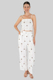 Conjunto de blusa y pantalón