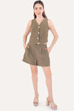 Conjunto de chaleco y short