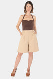 Short largo con bolsillos