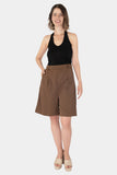 Short largo con bolsillos