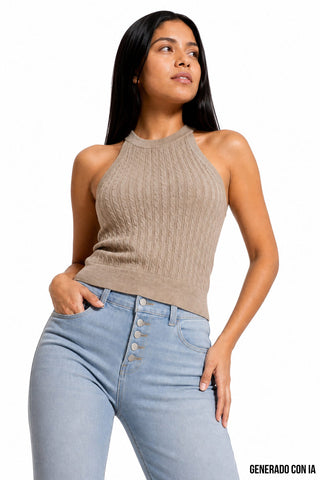 Blusa sin mangas