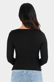 Blusa de manga larga