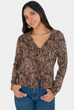 Blusa de manga larga