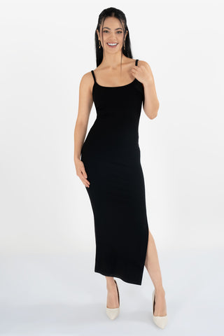 Vestido maxi de tirantes