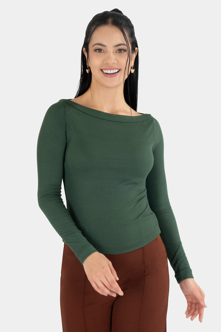 Blusa de manga larga