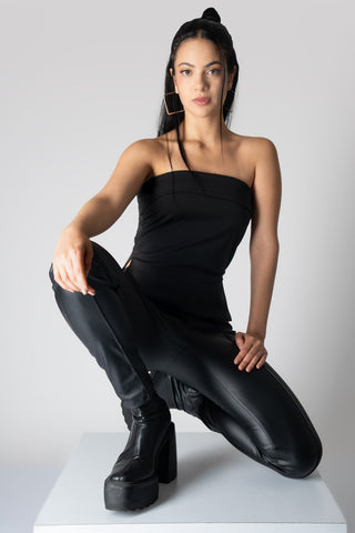 Blusa strapless