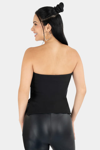 Blusa strapless