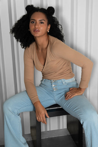 Blusa de manga larga