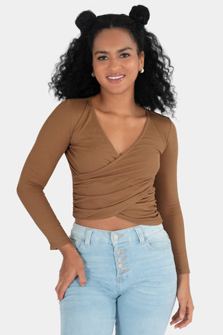 Blusa de manga larga