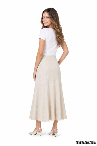 Falda maxi