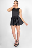vestido corto globo combinacion rib (7458984329258)