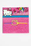 Pulsera silueta grande Hello Kitty con hilo neon (6905916424234)