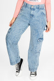 Jeans ancho con bolsas (6950788431914)